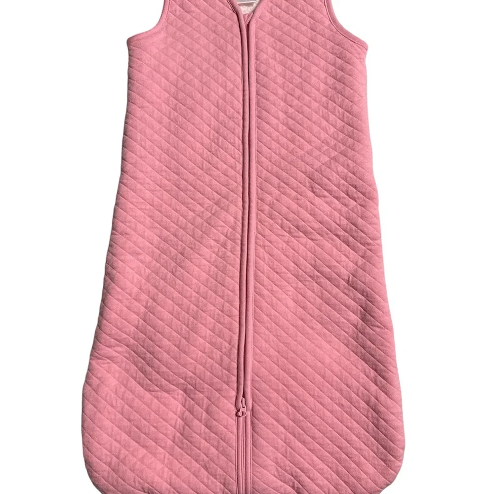 Hanna Andersson Pink and‎ White Baby Sleep Sack