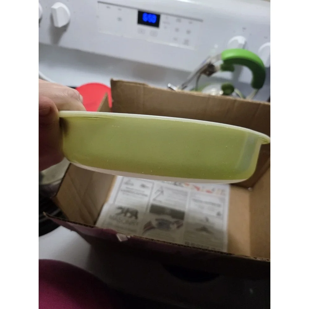 Vintage Pyrex 227 Avocado Green 8