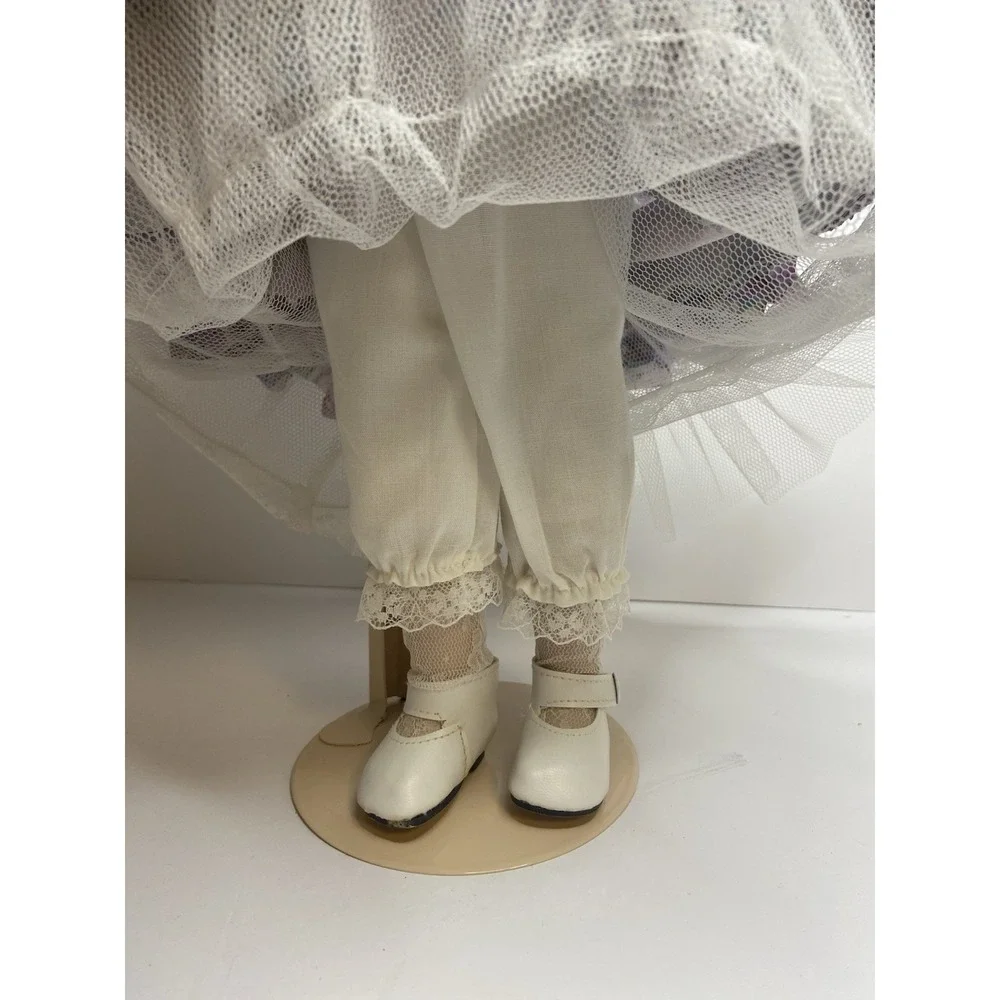 Vintage Moments‎ Treasured Porcelain Doll & Stand with Certificate