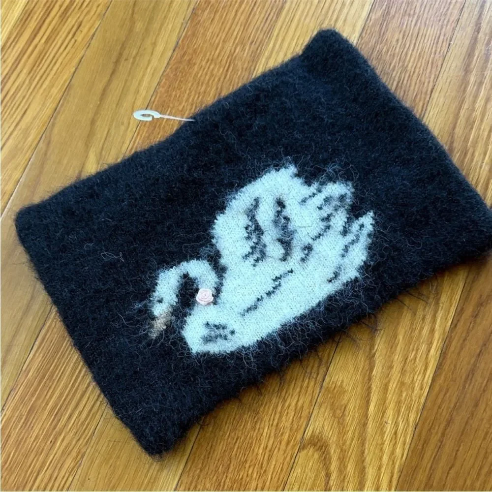 Urban Outfitters Mylo Swan Fuzzy Beanie