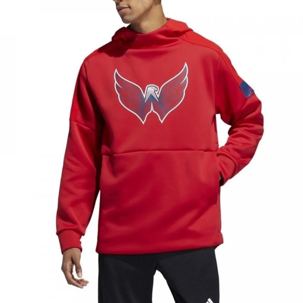 NWT Adidas x Washington Capitals Game Mode NHL Hoodie in Red‎ Size Medium