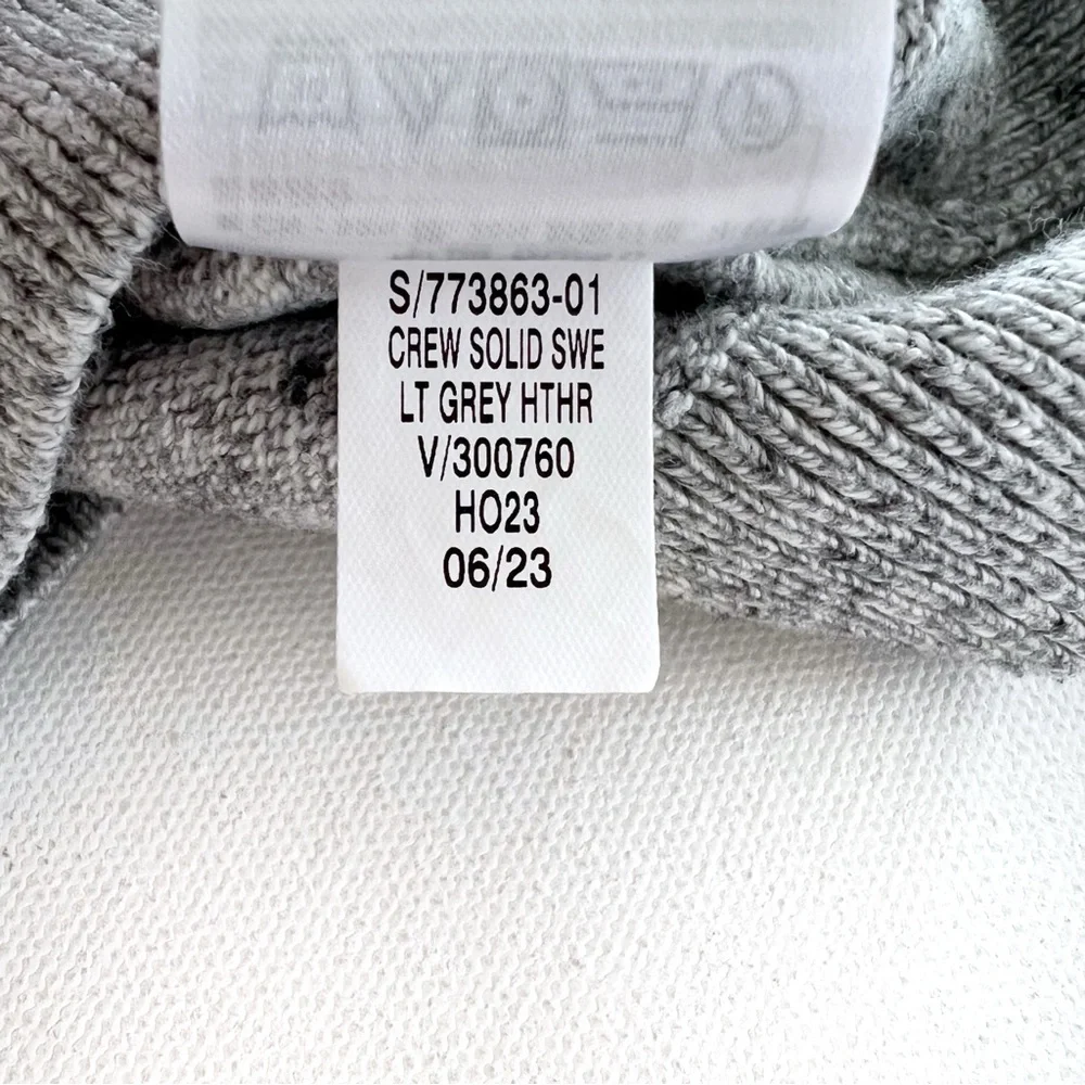 Baby Gap Crewneck Sweater Brannan Bear in Light Heather Grey Size 12-18 Months
