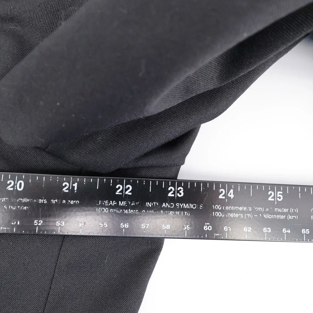 Jones New York 100% Wool 3-Button Tuxedo Suit Black Mens‎ 42S 35x29