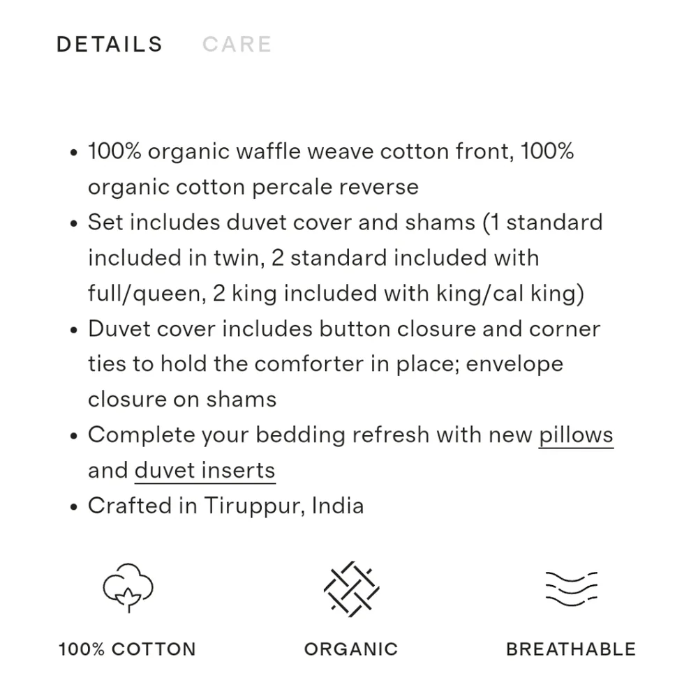 Quince bedding can