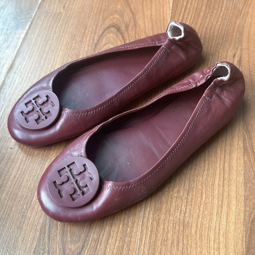 Tory Burch Minnie travel ballet flats size 7.5