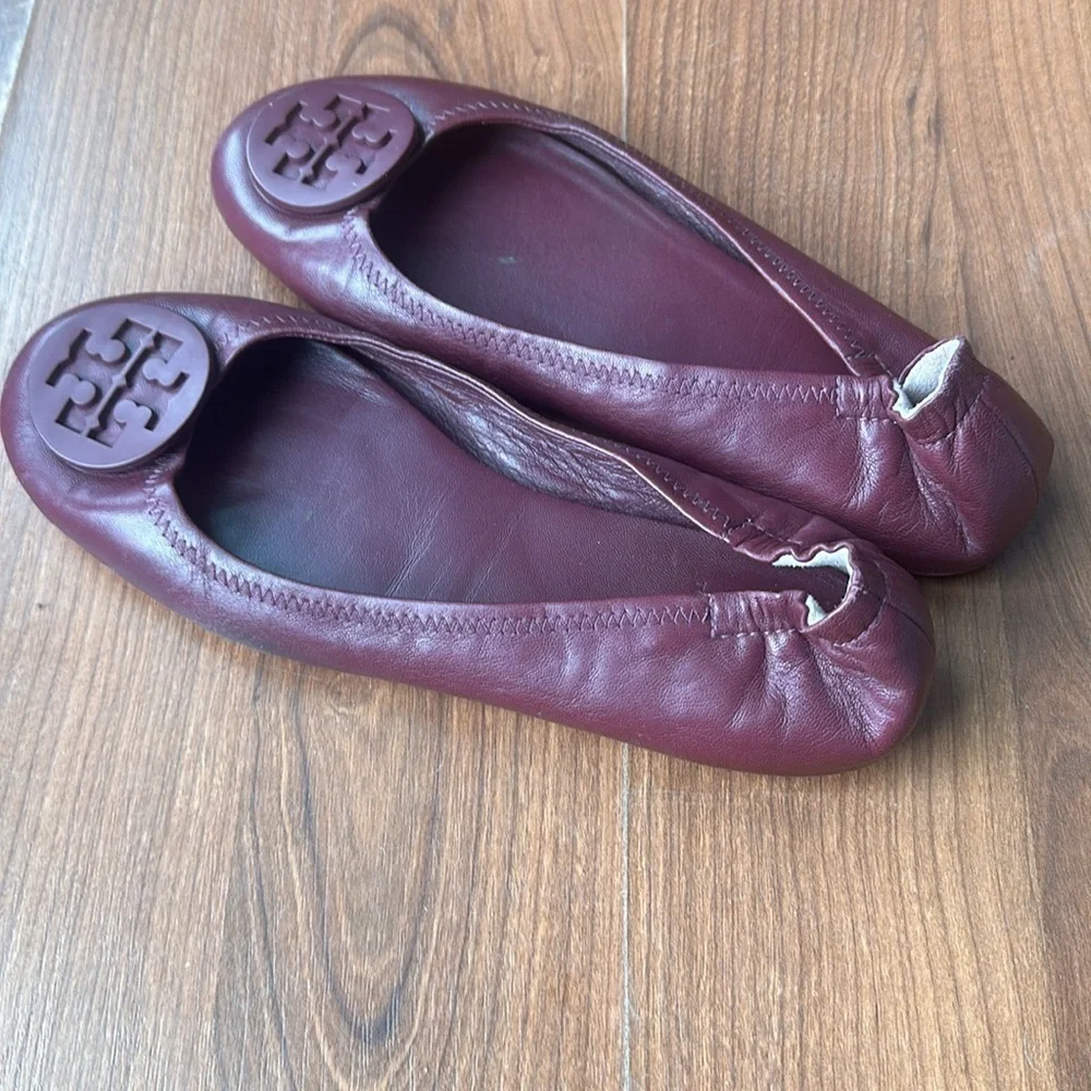 Tory Burch Minnie travel ballet flats size 7.5