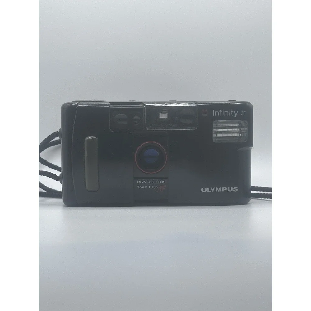 Olympus Infinity Jr 35mm Point & Shoot Film Camera 35mm f/3.5 AF Untested