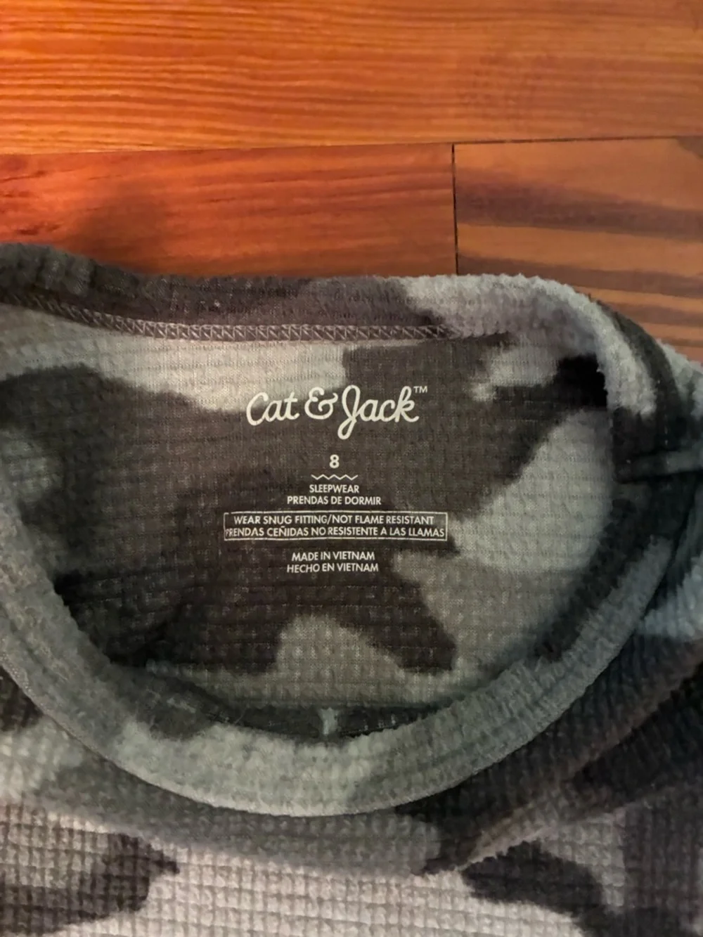 Cat & Jack knit camouflage pattern