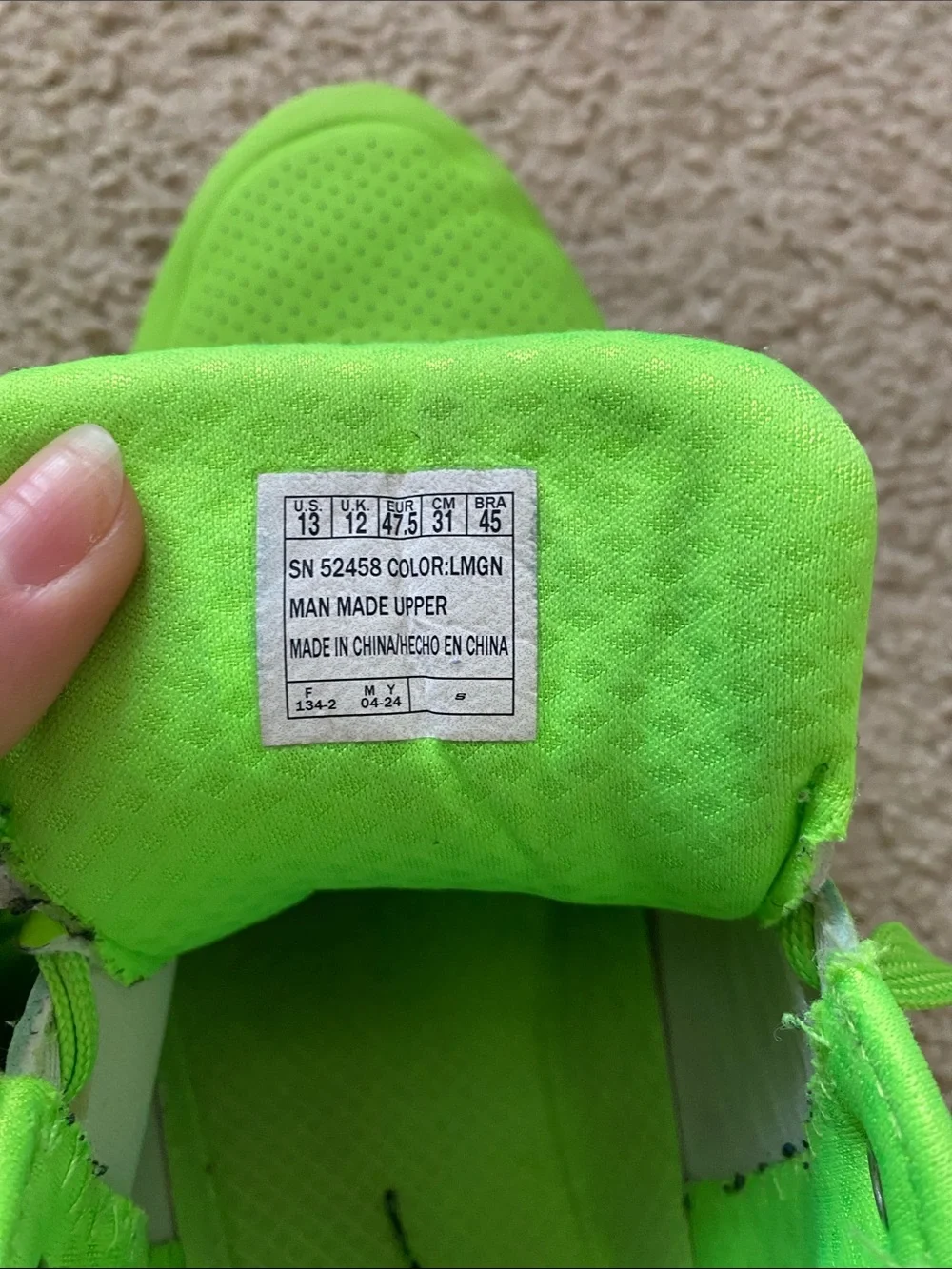 Skechers neon lime