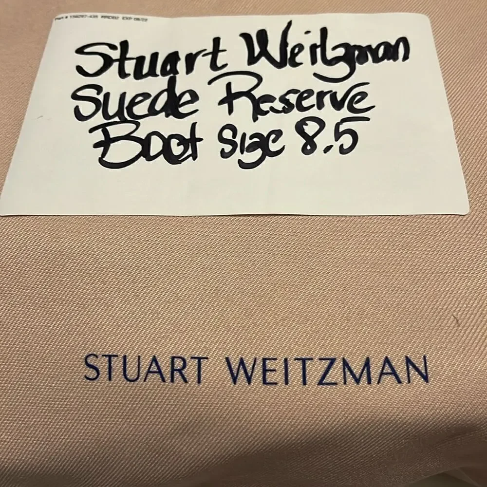 Stuart Weitzman boots toe