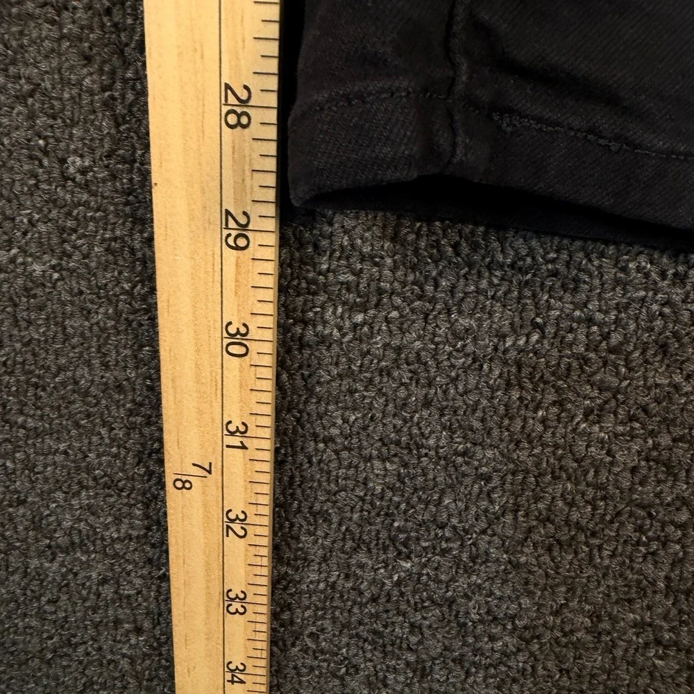 Levis 505 Straight Leg Jeans Mens 30x30 Black Denim Pants 15505-0120