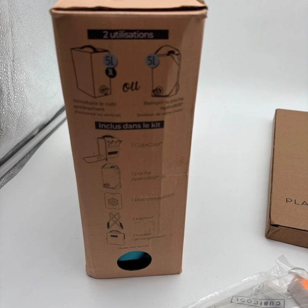 CubiCool Portable Insulated Beverage Dispenser Turquoise 5L Wine Cocktail Cooler
