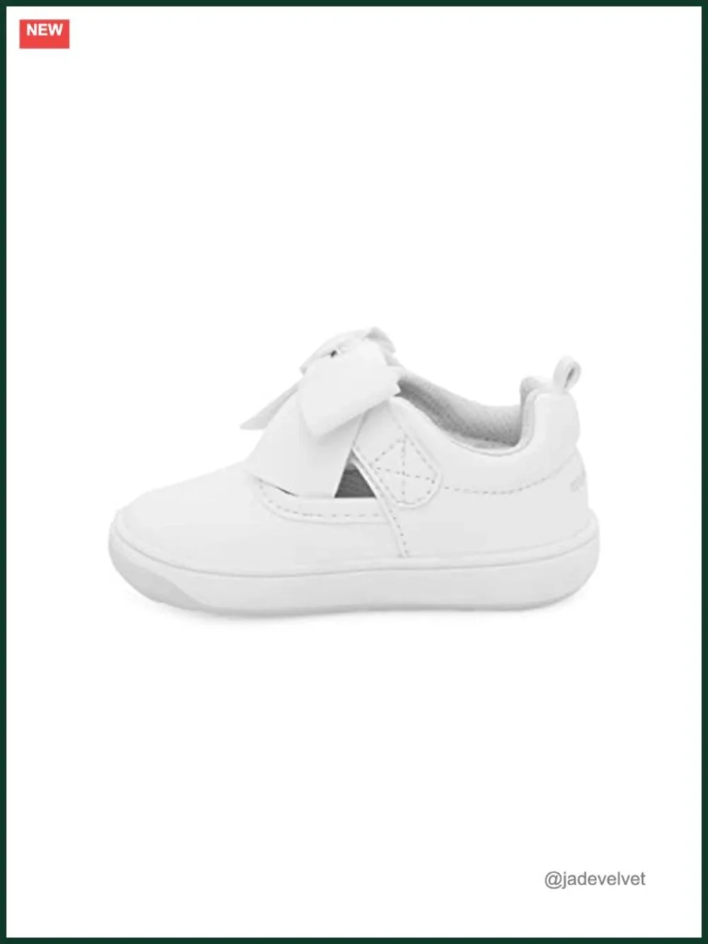 Memory Foam Sneakers with Hook & Loop Closure - Washable