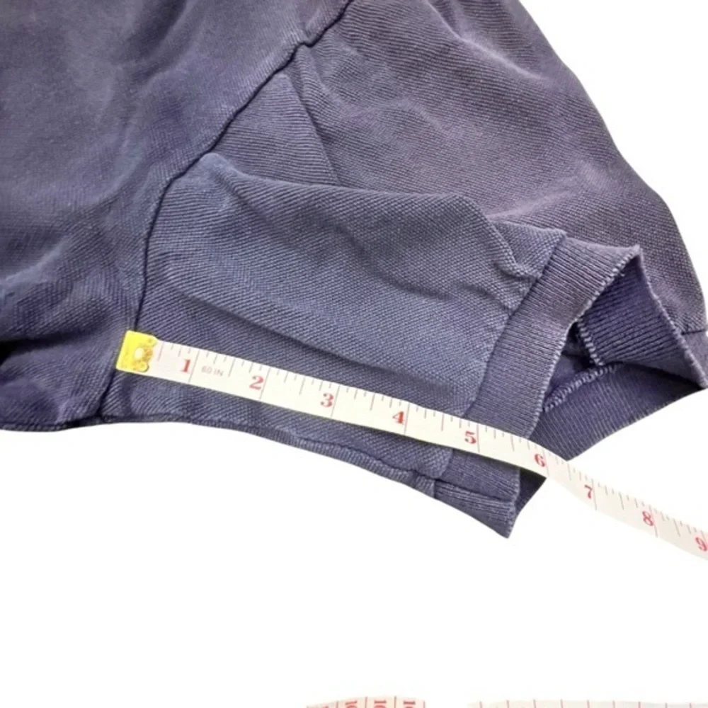 Ralph‎ Lauren Polo Shirt Mens Large Blue Short Sleeve Red Pony Vintage 90s