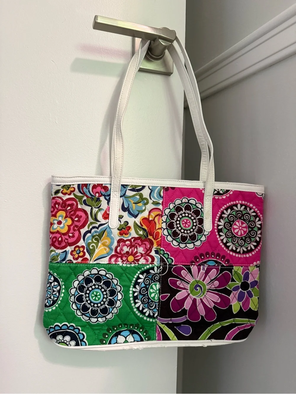 Vera Bradley Limited Edition Patchwork Small Floral Tote