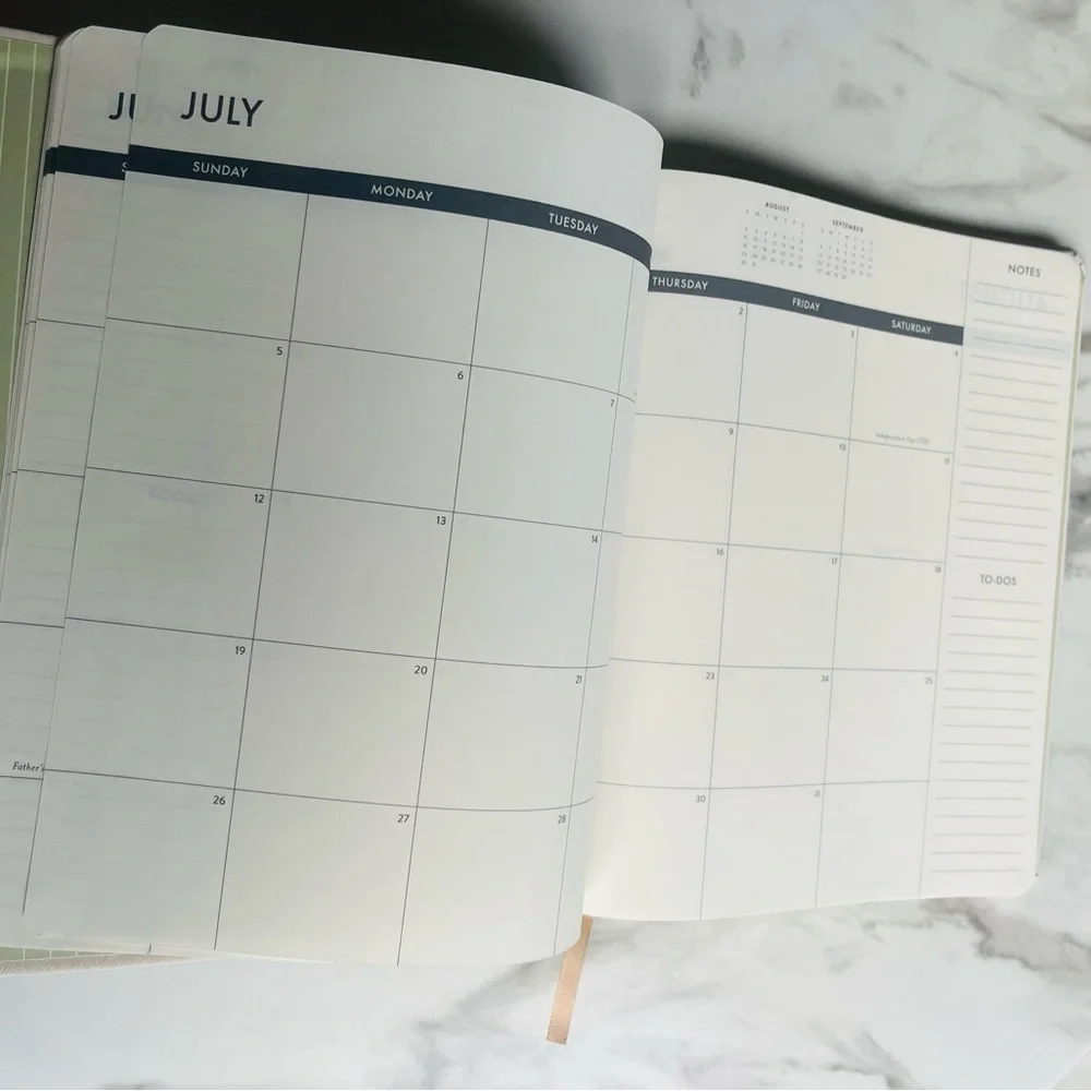NEW Eccolo 2026 Planner with Floral Embossed Suede Like Cover