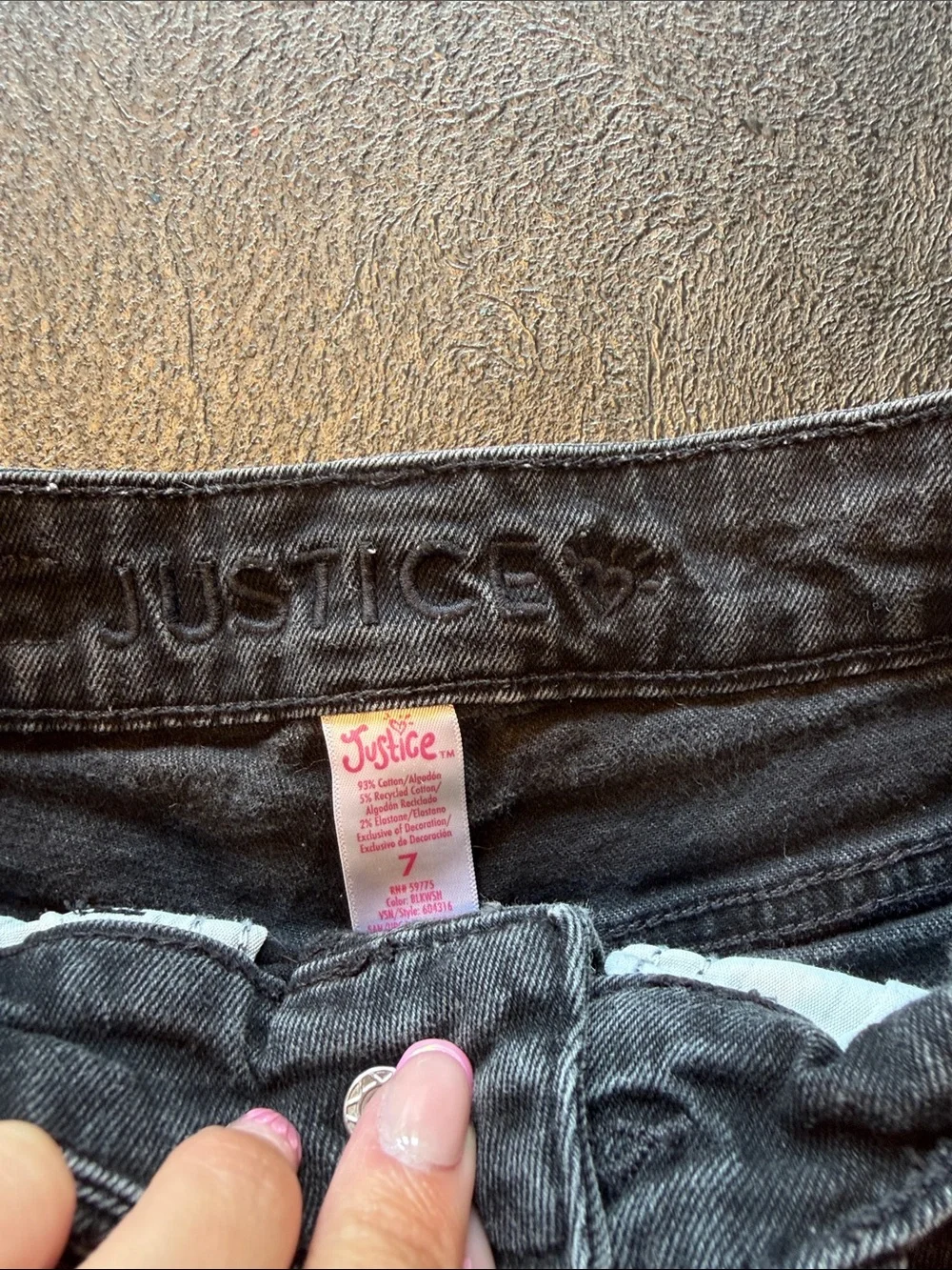 Justice high waisted