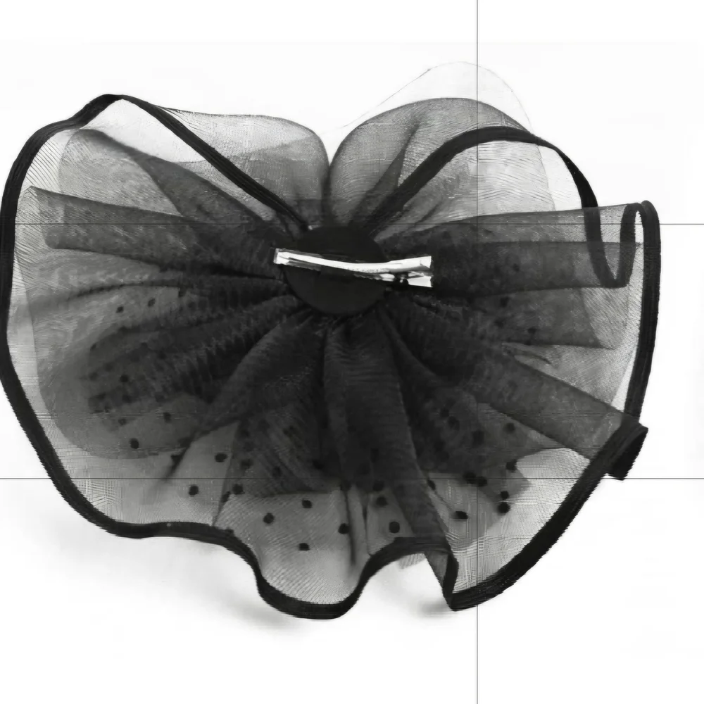 Beloved Millinery Elegant Black Fascinator Tea Brunch Church Funeral Memorial