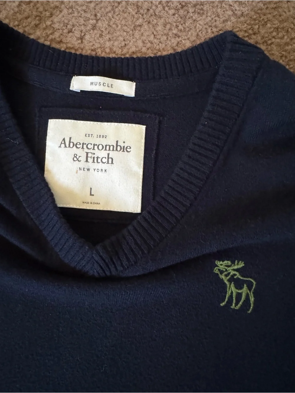 Abercrombie & Fitch slim neck