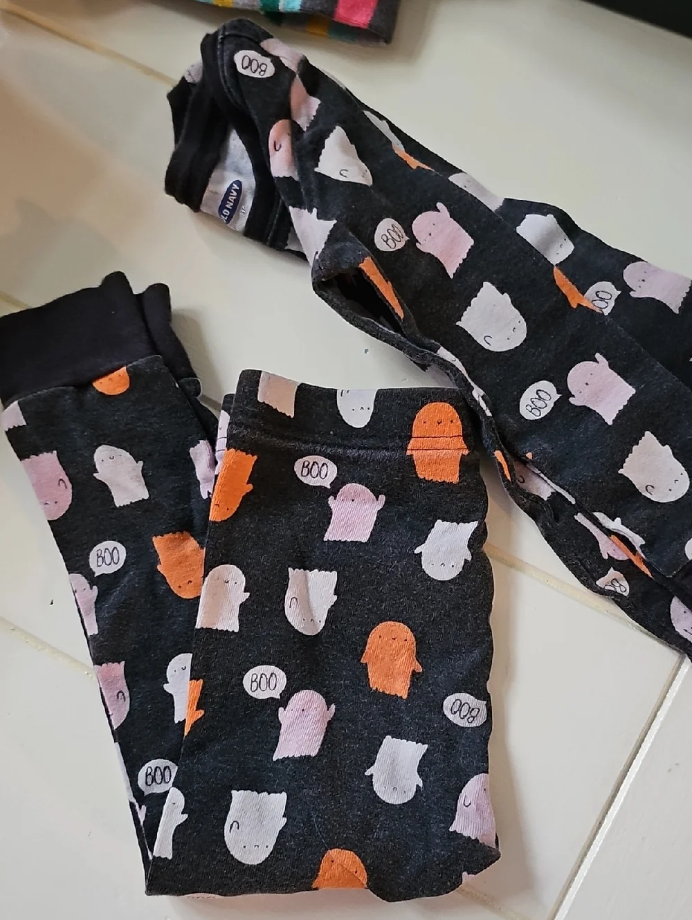 Boo 3t Pink Ghost Pj Set Long Sleeve