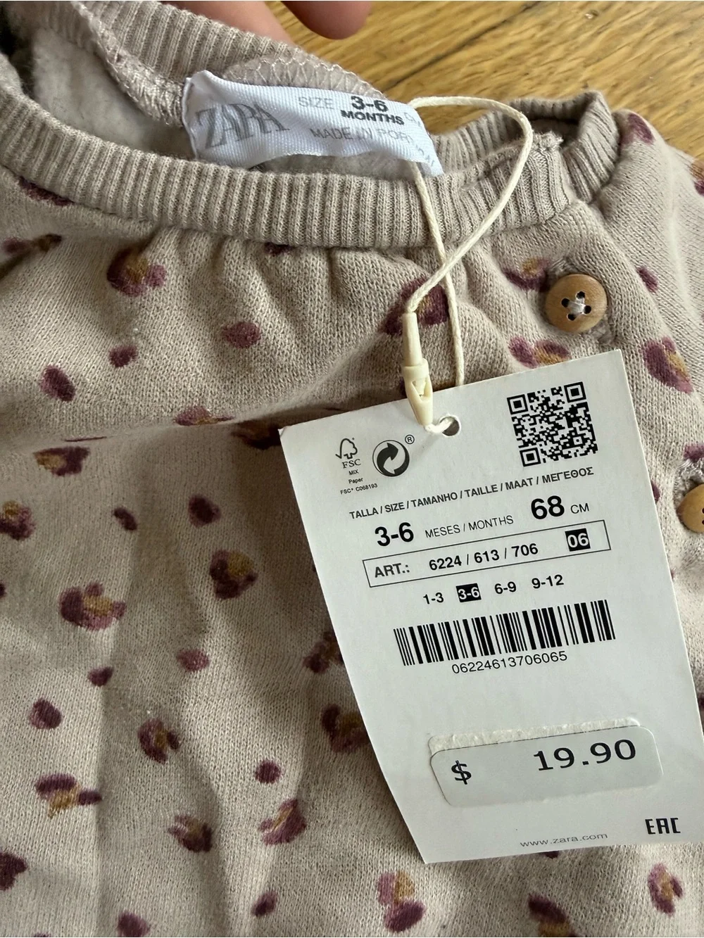 Zara nwt knit size