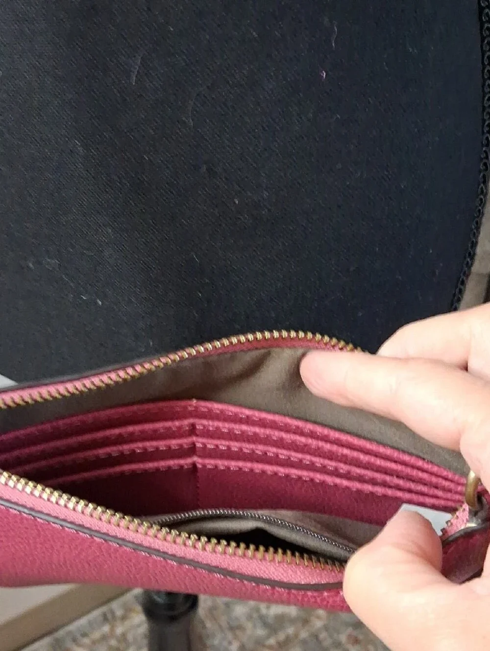 N/A compact burgundy