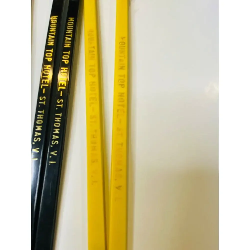 Lot of 5 Vintage Mountain Top Hotel St Thomas VI Swizzle Cocktail Sticks 6