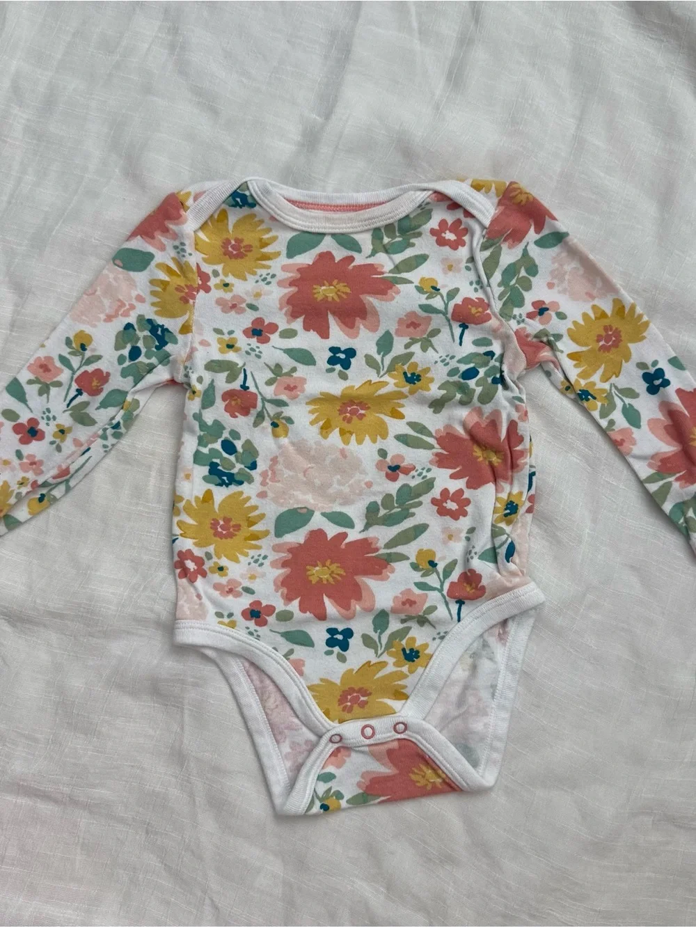 Floral Baby Bodysuit Bundle (Set of 2)
