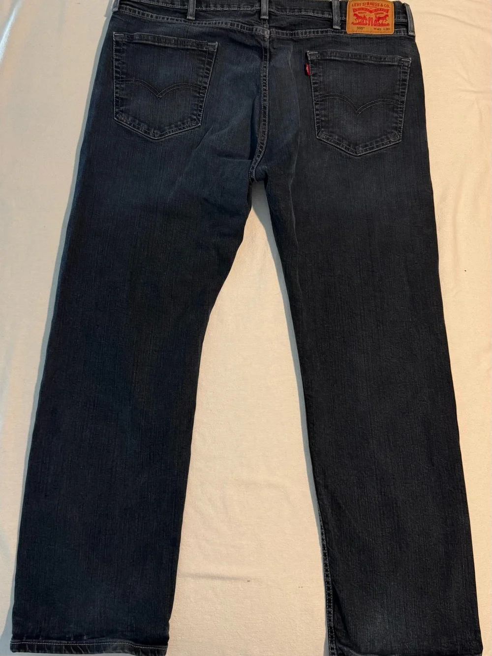 Levis sturdy stitching fade