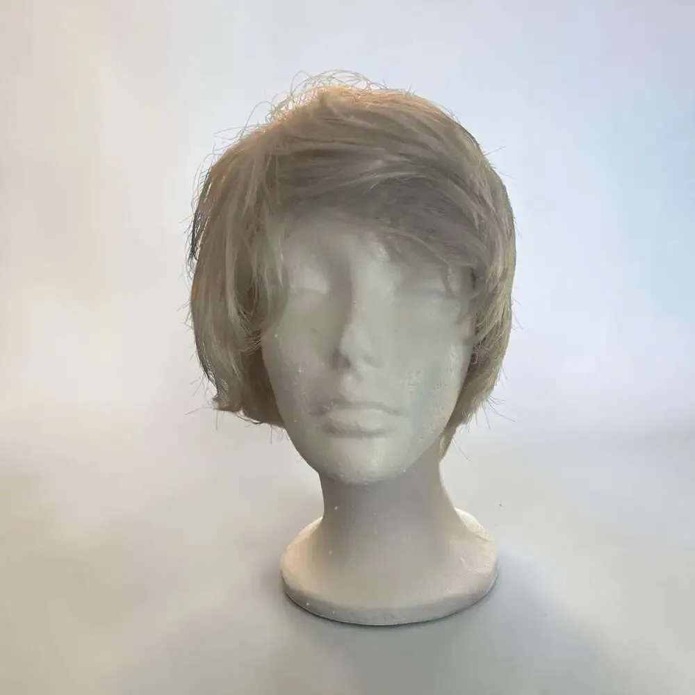 Jon Renau Short Layered Platinum Blonde Synthetic Wig