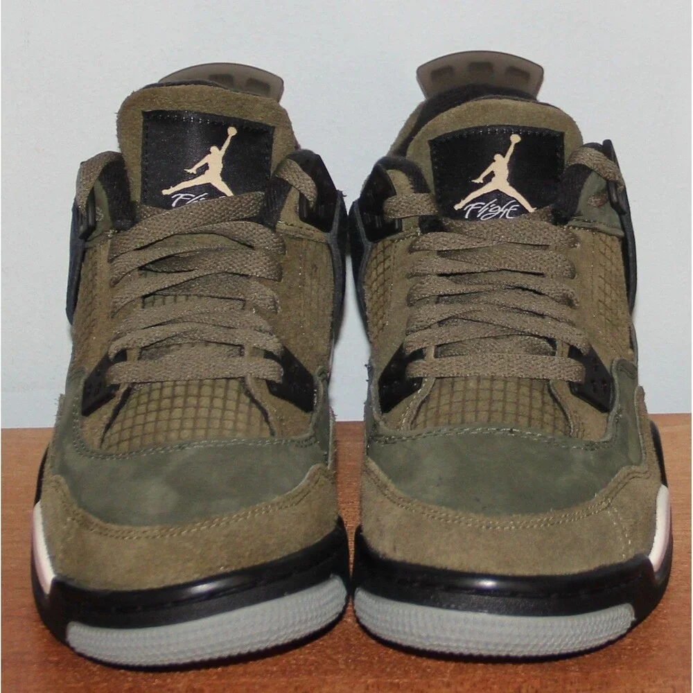 Nike Air Jordan 4 Retro SE Craft GS *B-Grade* 6.5Y Women 8 Olive