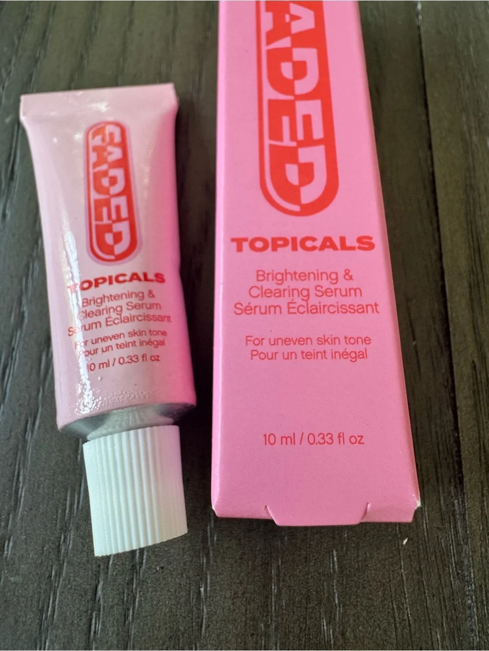 Topicals brightening clearing
