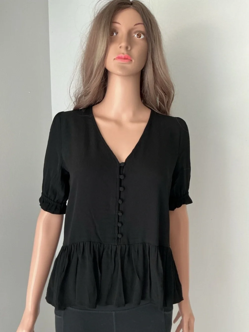 Madewell neck blouse