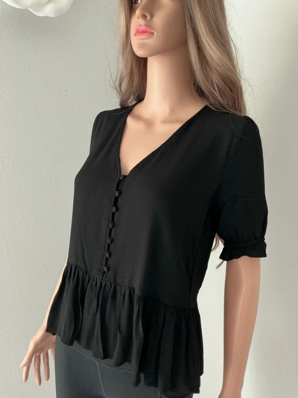 Madewell neck blouse