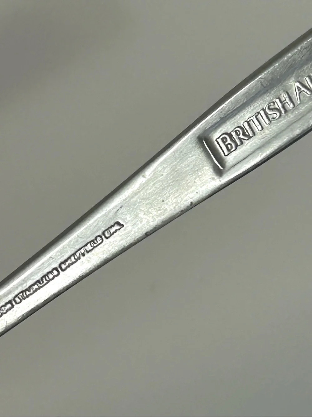 Vtg British Airways Atkinson & up Arrow Stainless Sheffield ENG Flatware Set