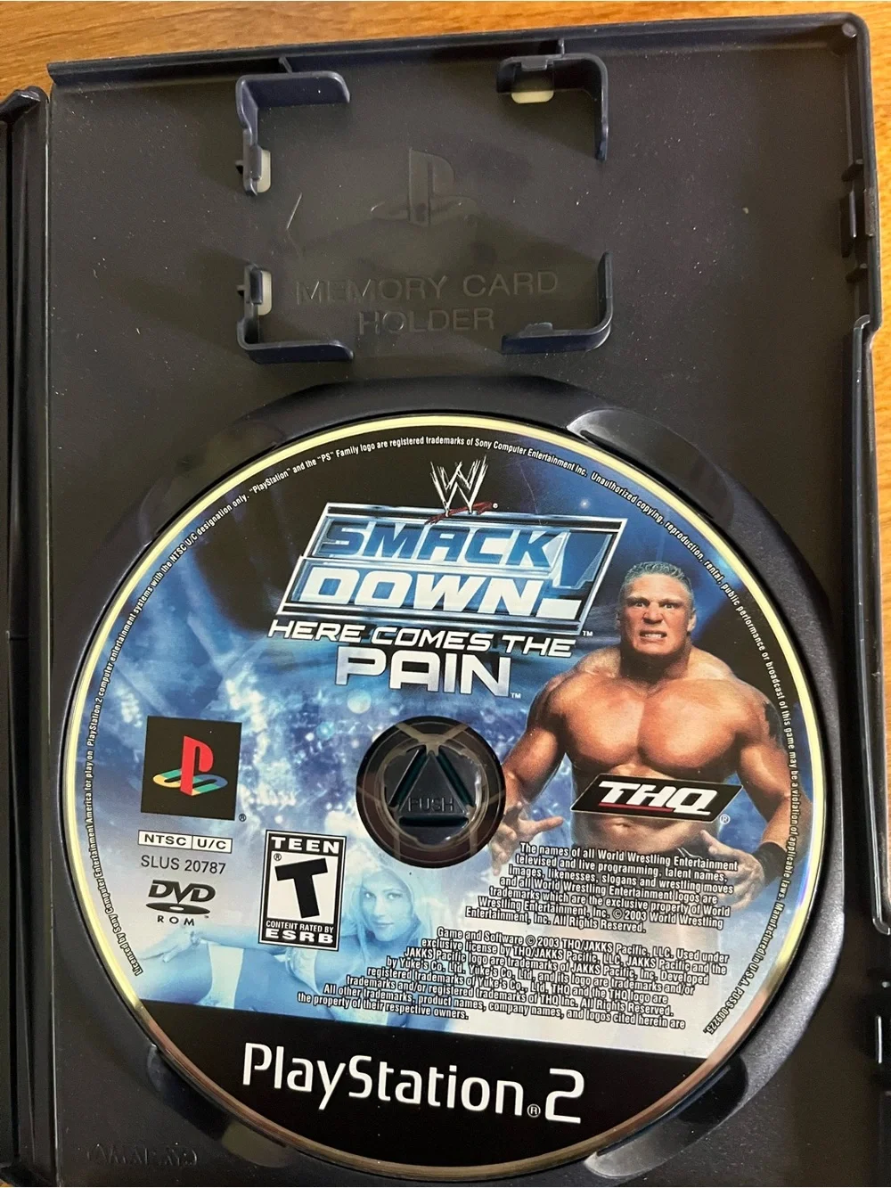 WWE SmackDown: Here Comes The Pain Video Game - Black Label CIB