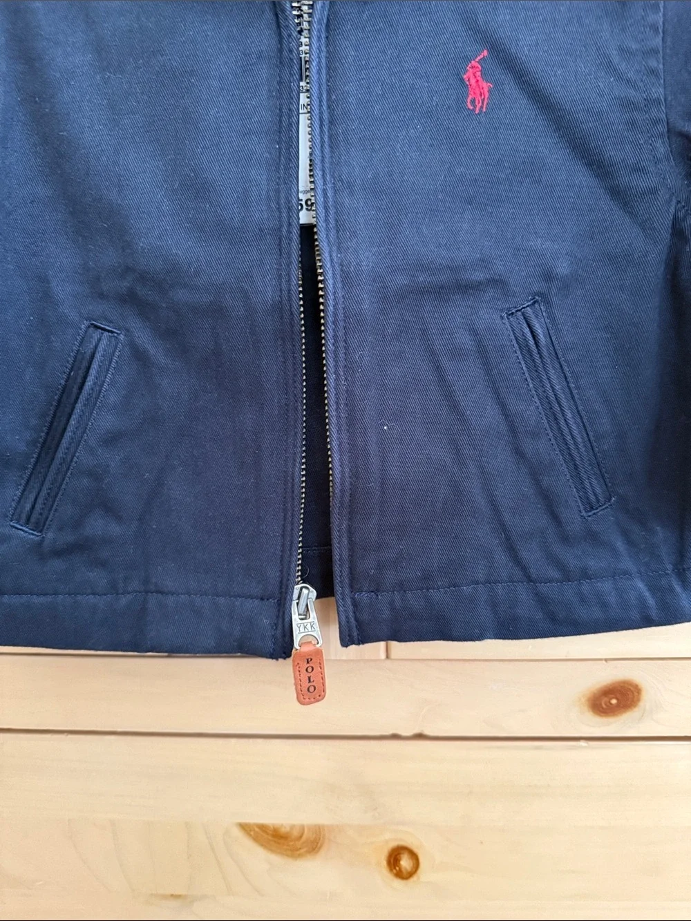 NWT Polo by Ralph Lauren navy  Kids' Zip Jacket with Red Logo