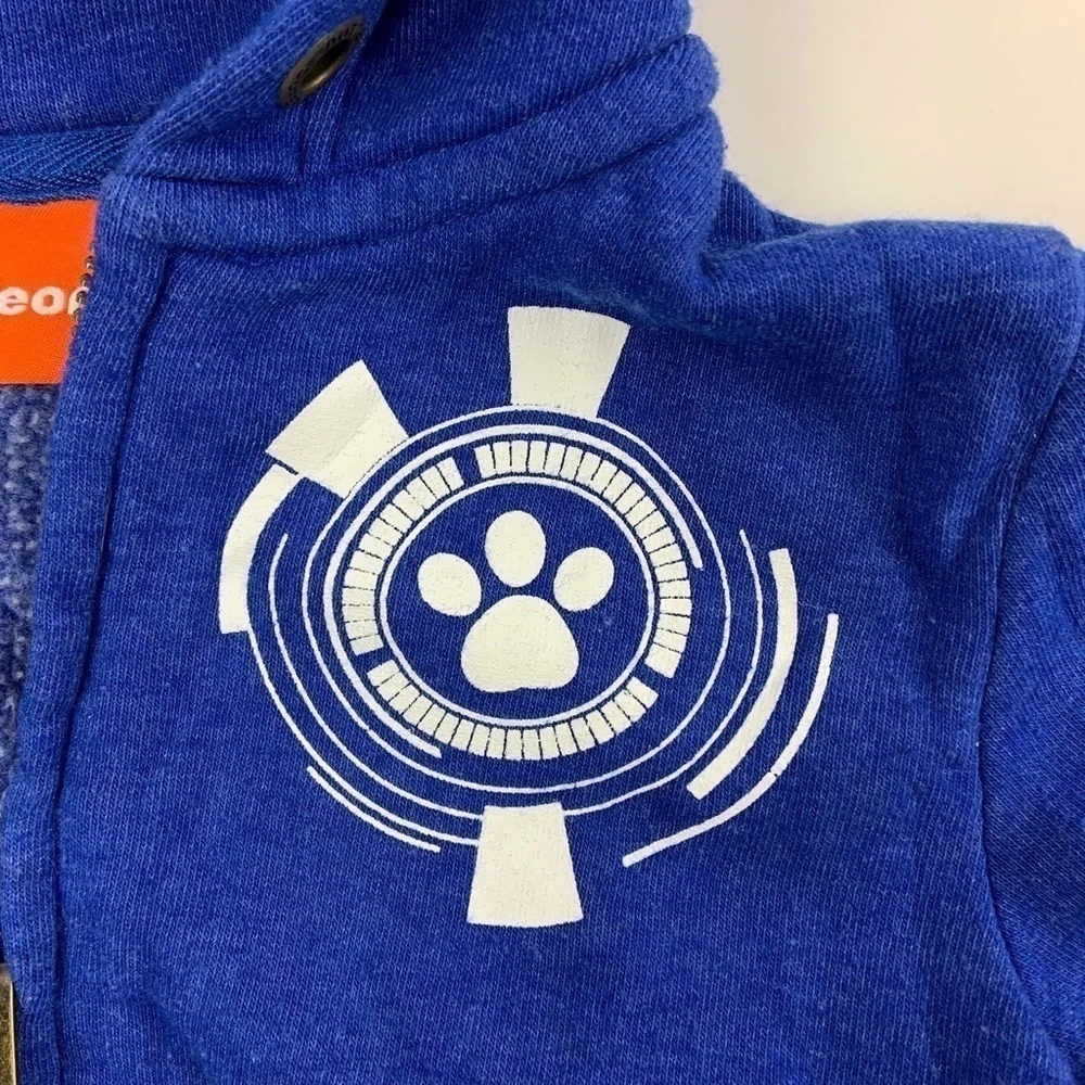 Nickelodeon Kids Boys Jacket Zip Up Long Sleeve Blue 4