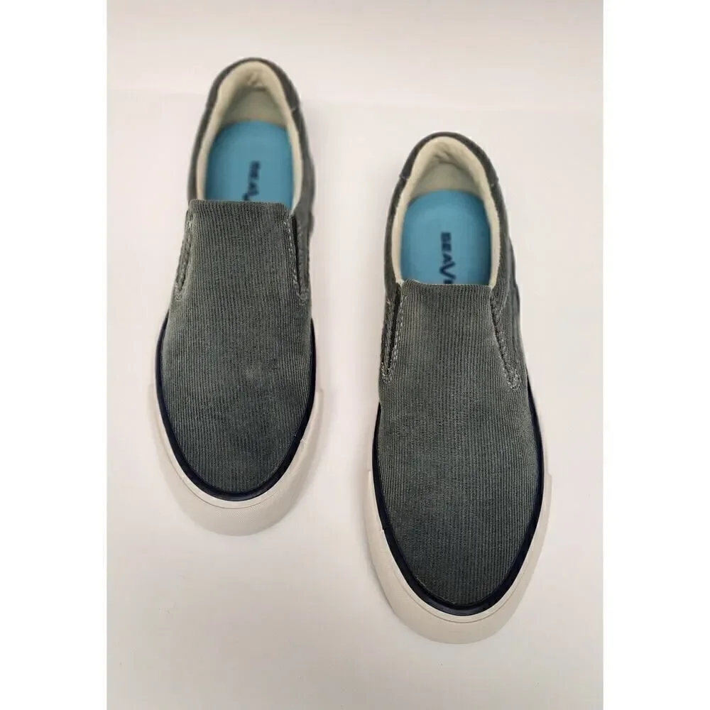 SeaVees Men's Hawthorne Cordies Casual Sneakers Sea Spray Corduroy Size US 8