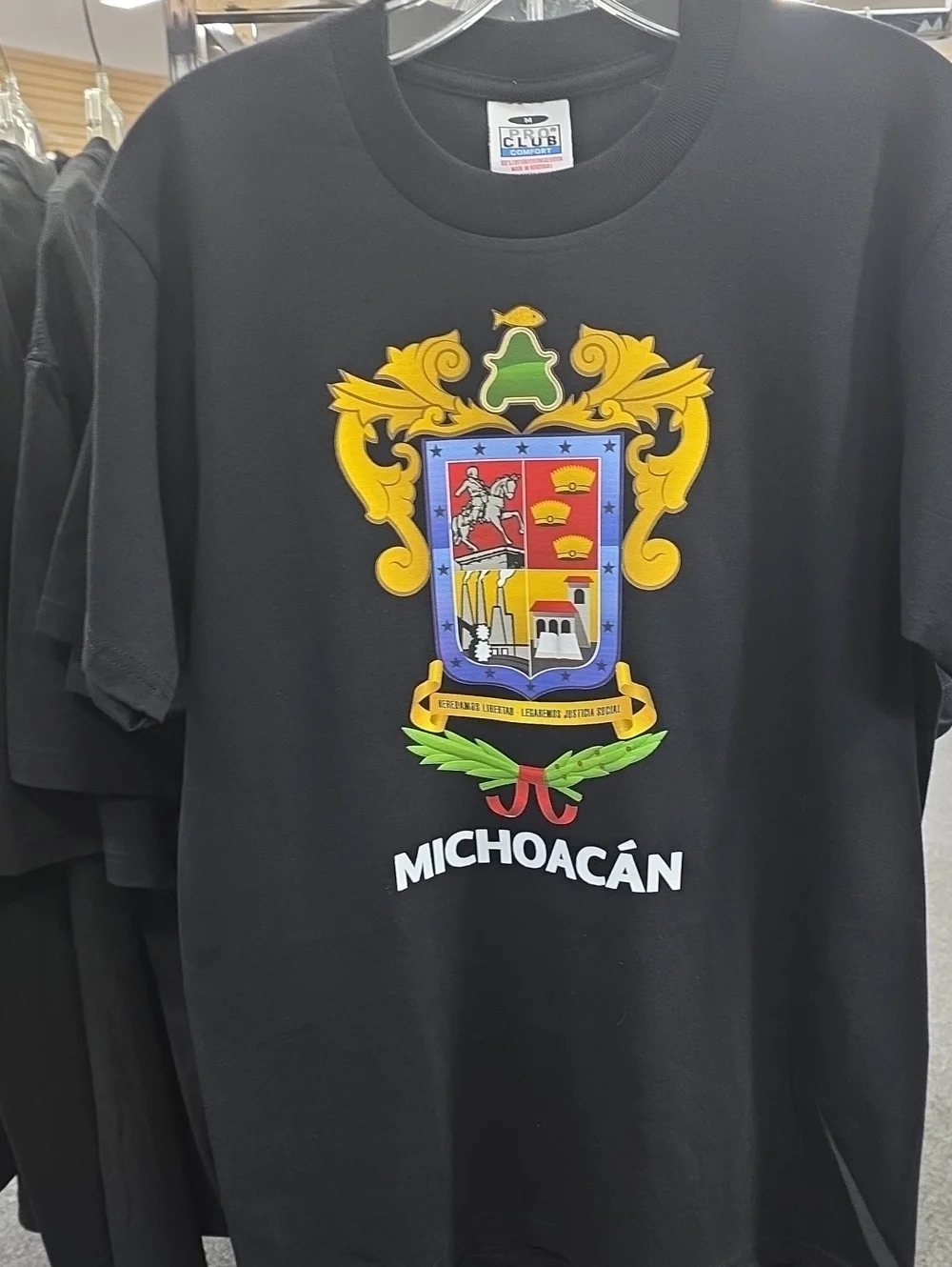 Michoacán Crest Graphic Tee - Black
