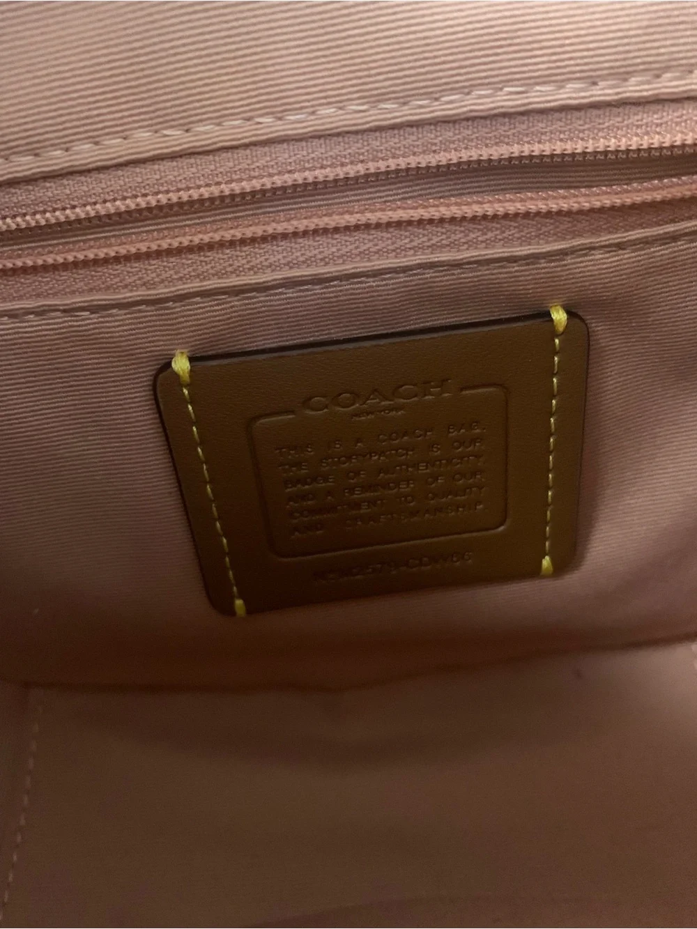 Coach signature canvas