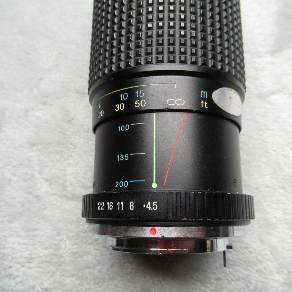 RMC Tokina 80-200mm f/4.5 Zoom‎ Lens Manual Focus Untested As IS 8306919 1980s