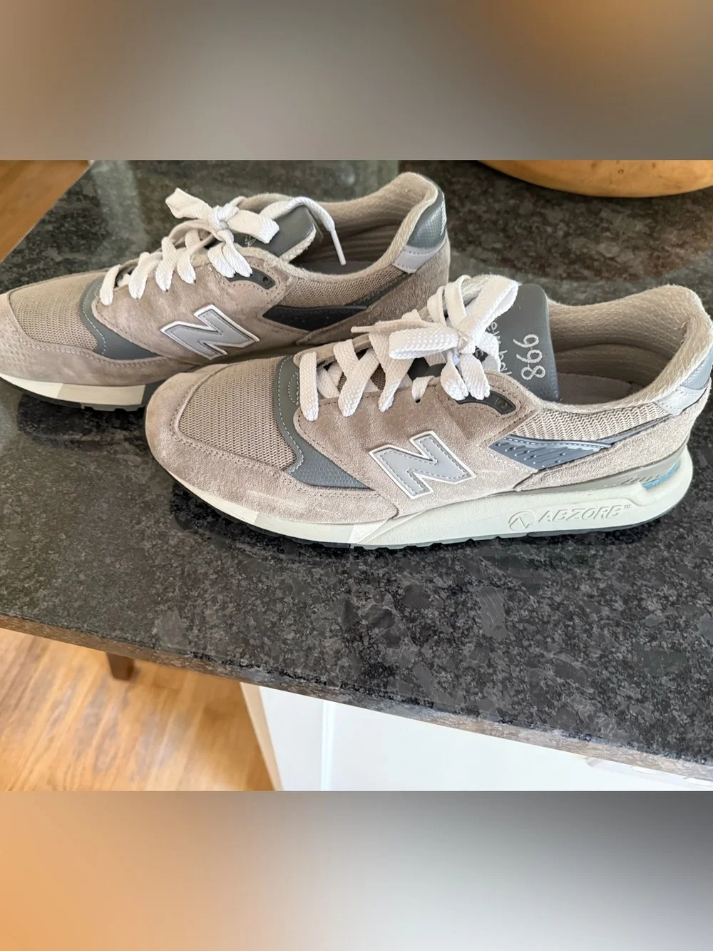 New Balance Sneakers 998 Made in USA  Grey Day - Grey Silver Men’s Size 11.5
