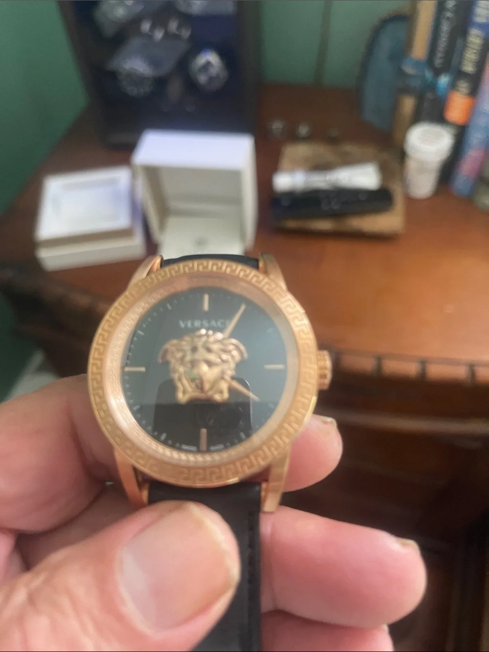 Versace timepiece featuring