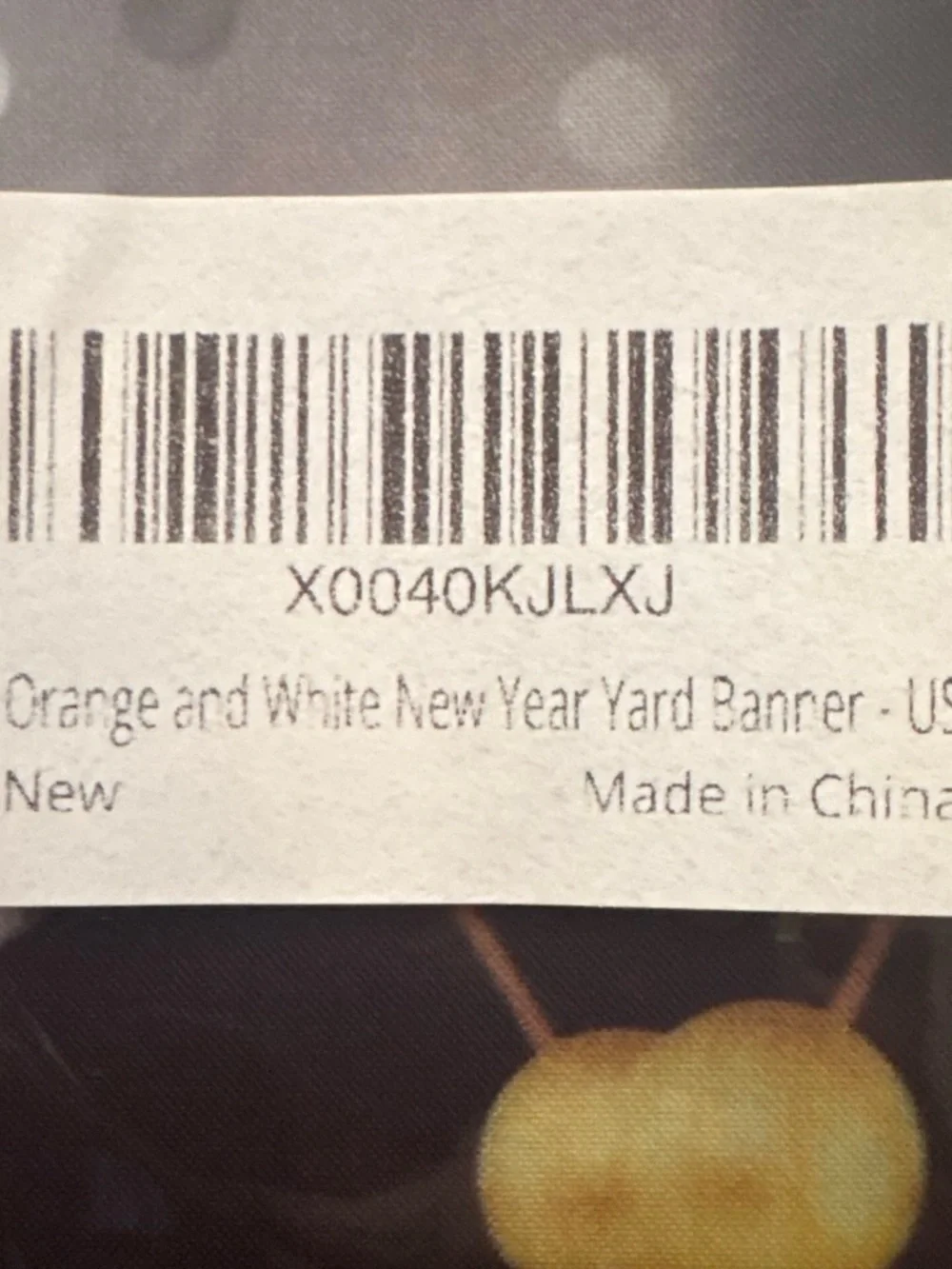 Extra shipping label
