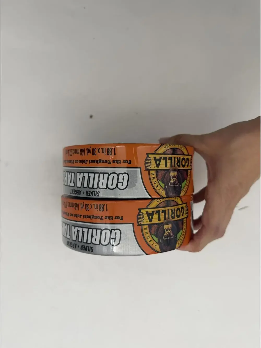 Gorilla Heavy Duty Black Duct Tape Set of 2