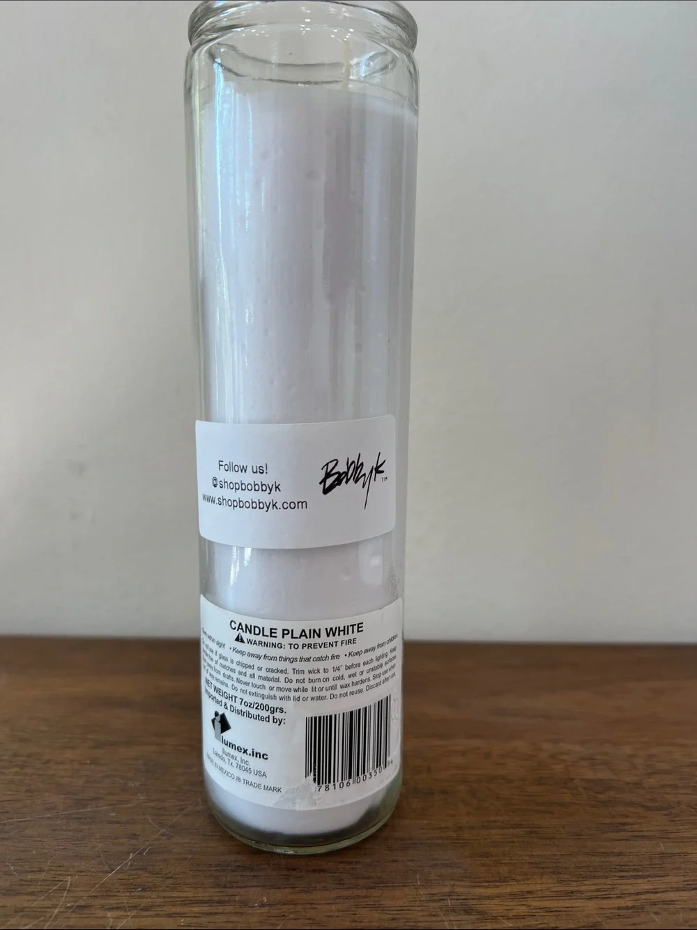 BobbyK tall white