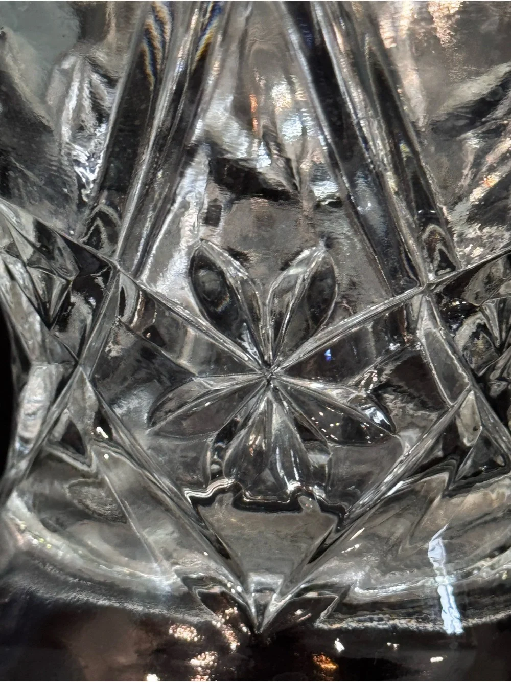 Vintage Anchor Hocking Glass Crystal Bowl
