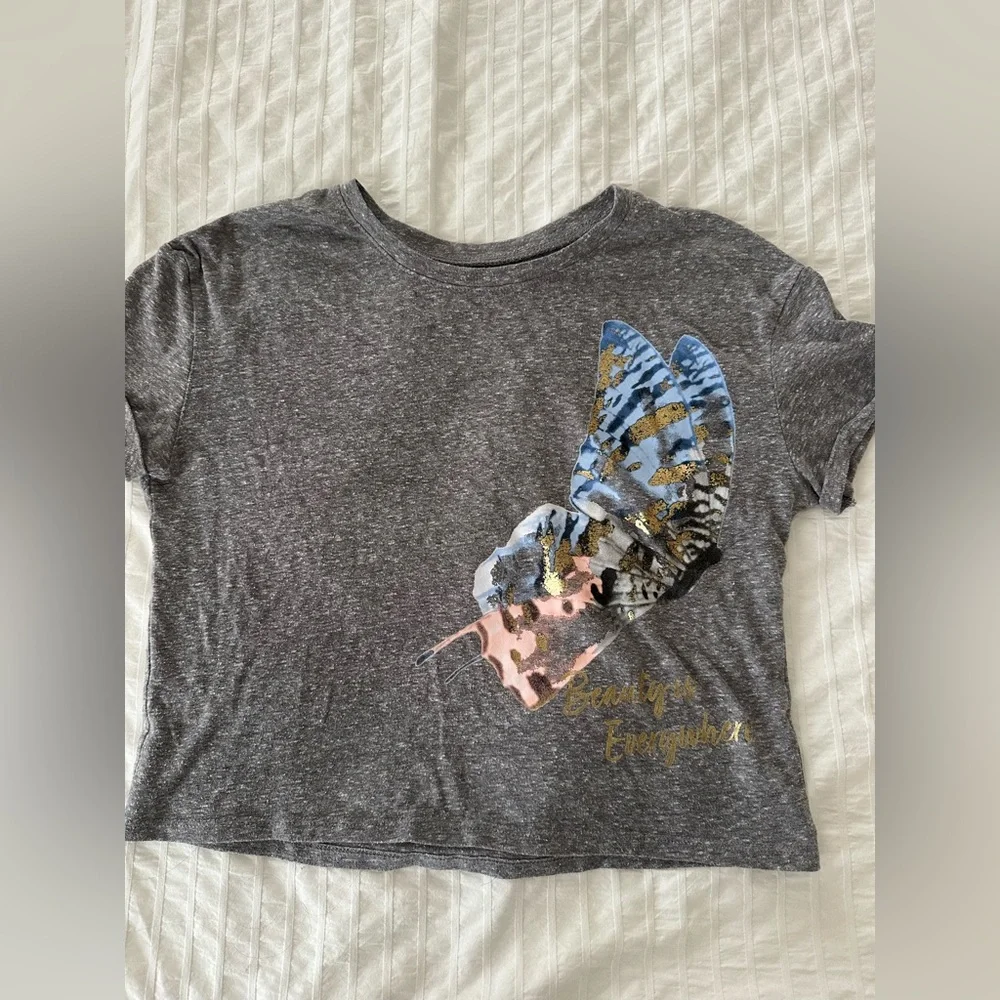Justice Gray Tshirt with butterfly