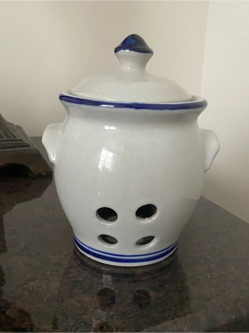 Source Unknown white ceramic